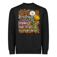 Black kindness is free sprinkle Heavyweight Sweatshirt - NancyCooperArtShop