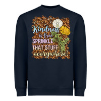 Navy kindness is free sprinkle Heavyweight Sweatshirt - NancyCooperArtShop