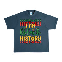 Midnight Navy i am black history Urban Heavy Tee - MaliasSmallBusiness