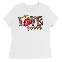 White love summer Ladies Tee - CowhideDigitalArt