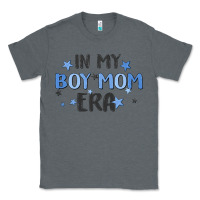 Charcoal Heather in my boy mom era Classic Tee - MaliasSmallBusiness