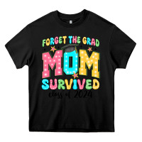 Black forget the grad mom survived class of 2024 Heavy Core Tee - JahusDesignShop