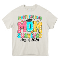 Cream forget the grad mom survived class of 2024 Heavy Core Tee - JahusDesignShop