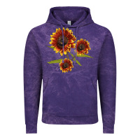 Cloud Purple ring o fine sunflower Vintage Hoodie - LillyAllenDesigns