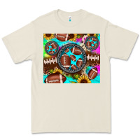 Bone football tie dye gemstone sunflower Premium Tee - JahusDesignShop
