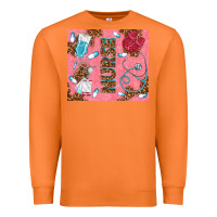 Carrot pink glitter nurse Premium Sweatshirt - TumblerDesignByShophia