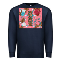 Navy pink glitter nurse Premium Sweatshirt - TumblerDesignByShophia
