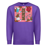 Purple pink glitter nurse Premium Sweatshirt - TumblerDesignByShophia