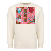 Sandshell pink glitter nurse Premium Sweatshirt - TumblerDesignByShophia
