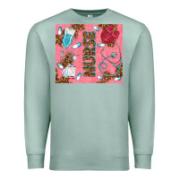 Seafoam pink glitter nurse Premium Sweatshirt - TumblerDesignByShophia