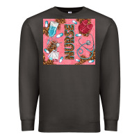 Smoke pink glitter nurse Premium Sweatshirt - TumblerDesignByShophia