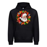Black santa claus with sunflower christmas bbs Urban Hoodie - BundleAndBundleShop