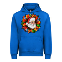 Cobalt santa claus with sunflower christmas bbs Urban Hoodie - BundleAndBundleShop