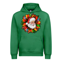 Emerald santa claus with sunflower christmas bbs Urban Hoodie - BundleAndBundleShop