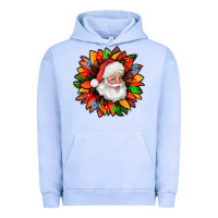 Pigment Grape Ice santa claus with sunflower christmas bbs Urban Hoodie - BundleAndBundleShop