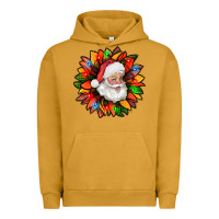 Pigment Peanut Butter santa claus with sunflower christmas bbs Urban Hoodie - BundleAndBundleShop