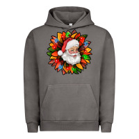 Pigment Tornado santa claus with sunflower christmas bbs Urban Hoodie - BundleAndBundleShop