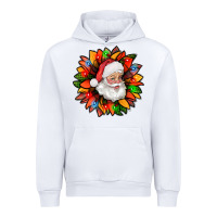 White santa claus with sunflower christmas bbs Urban Hoodie - BundleAndBundleShop