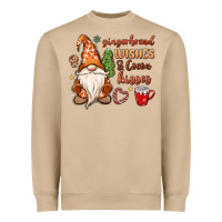 Mushroom gingerbread wishes cocoa kisses Heavyweight Sweatshirt - MaliasSmallBusiness