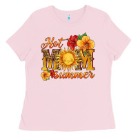 Bubblegum Pink hot mom summer Ladies Tee - HRA Design Shop