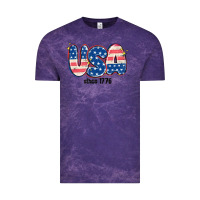 Cloud Purple usa since 1776 Vintage Tee - MaliasSmallBusiness