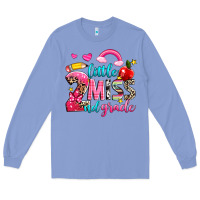 Colony Blue little miss second grade Long Sleeve Tee - NancyCooperArtShop