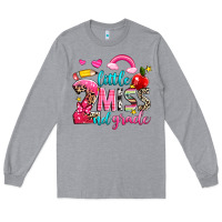 Heather Grey little miss second grade Long Sleeve Tee - NancyCooperArtShop