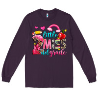 Plum little miss second grade Long Sleeve Tee - NancyCooperArtShop