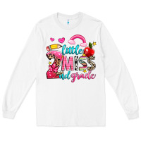 White little miss second grade Long Sleeve Tee - NancyCooperArtShop