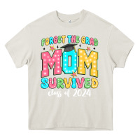 Cream forget the grad mom survived class of 2024 Heavy Core Tee - JahusDesignShop