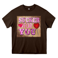 Chocolate Brown valentine's day sucker for you Heavy Core Tee - BarkalooDesign