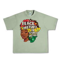 Oil Green black history is world history Urban Heavy Tee - MaliasSmallBusiness
