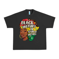 Pigment Black black history is world history Urban Heavy Tee - MaliasSmallBusiness