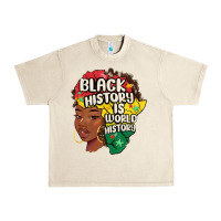 Sandshell black history is world history Urban Heavy Tee - MaliasSmallBusiness