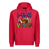 Cardinal Football vibes green and blue Premium Hoodie - HowdyJamesFarm