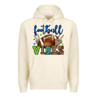 Tofu Football vibes green and blue Premium Hoodie - HowdyJamesFarm