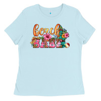 Baby Blue beach babe Ladies Tee - HRA Design Shop