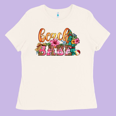 Beach Babe Ladies Tee Designed By Hra Design Shop