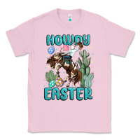 Bubblegum Pink howdy easter Classic Tee - MaliasSmallBusiness