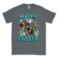 Charcoal Heather howdy easter Classic Tee - MaliasSmallBusiness