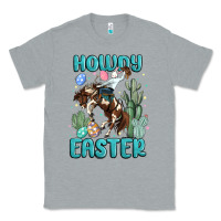 Heather Grey howdy easter Classic Tee - MaliasSmallBusiness