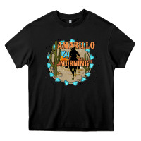 Black Amarillo by morning Heavy Core Tee - JahusDesignShop