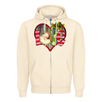 Sandshell Love Christmas Zipper Hoodie - Bettercallsaul