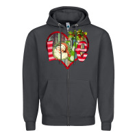 Smoke Love Christmas Zipper Hoodie - Bettercallsaul