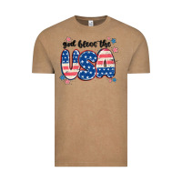 Vintage Coffee god bless america Vintage Tee - MaliasSmallBusiness