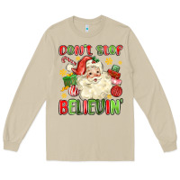 Mushroom don't stop believin' Long Sleeve Tee - MaliasSmallBusiness