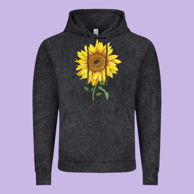 Bambino Sunflower Vintage Hoodie Designed By Lillyallendesigns