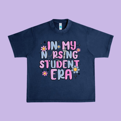 In My Nursing Student Era Urban Heavy Tee Designed By Maliassmallbusiness