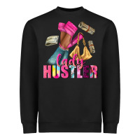 Black lady hustler afro high heels Heavyweight Sweatshirt - NancyCooperArtShop