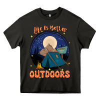 Asphalt life is better outdoors Heavy Core Tee - JahusDesignShop